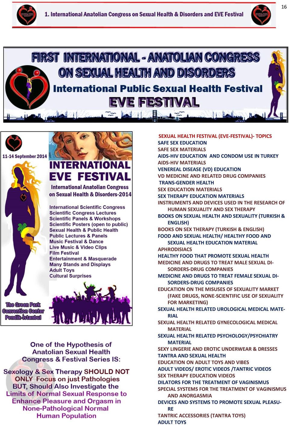 HEALTH AND SEXUALITY (TURKISH & ENGLISH) BOOKS ON SEX THERAPY (TURKISH & ENGLISH) FOOD AND SEXUAL HEALTH/ HEALTHY FOOD AND SEXUAL HEALTH EDUCATION MATERIAL APHRODISIACS HEALTHY FOOD THAT PROMOTE