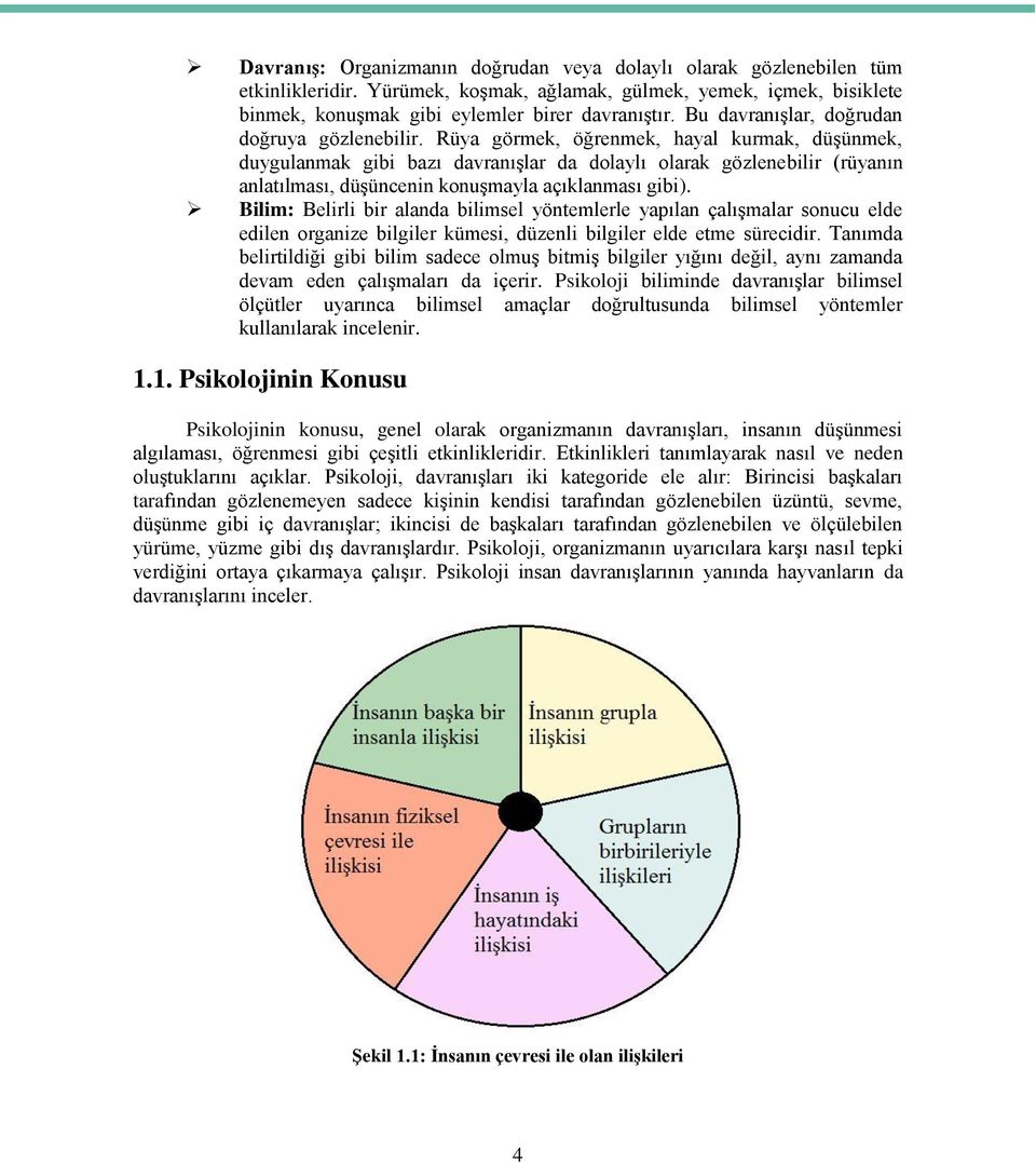 Rüya görmek, öğrenmek, hayal kurmak, düşünmek, duygulanmak gibi bazı davranışlar da dolaylı olarak gözlenebilir (rüyanın anlatılması, düşüncenin konuşmayla açıklanması gibi).