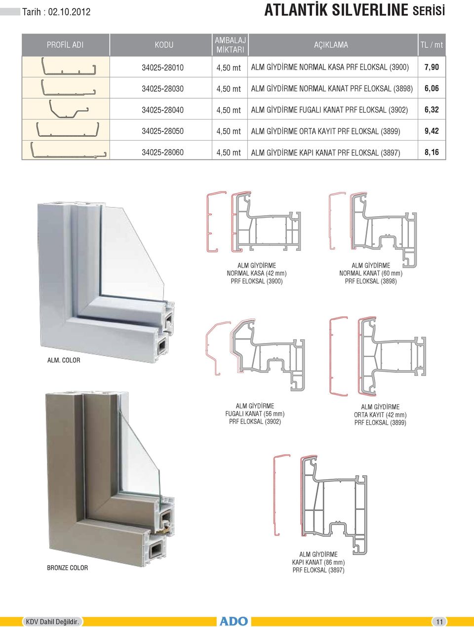 6,06 34025-28040 4,50 mt ALM GİYDİRME FUGALI KANAT PRF ELOKSAL (3902) 6,32 34025-28050 4,50 mt ALM GİYDİRME ORTA KAYIT PRF ELOKSAL (3899) 9,42 34025-28060 4,50 mt ALM