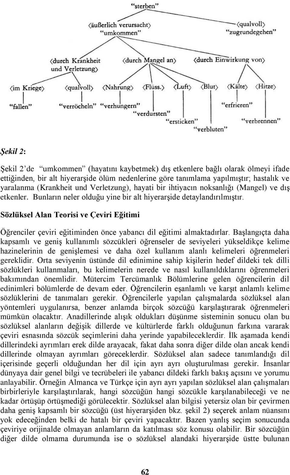 Sözlüksel Alan Teorisi ve Çeviri Eğitimi Öğrenciler çeviri eğitiminden önce yabancı dil eğitimi almaktadırlar.