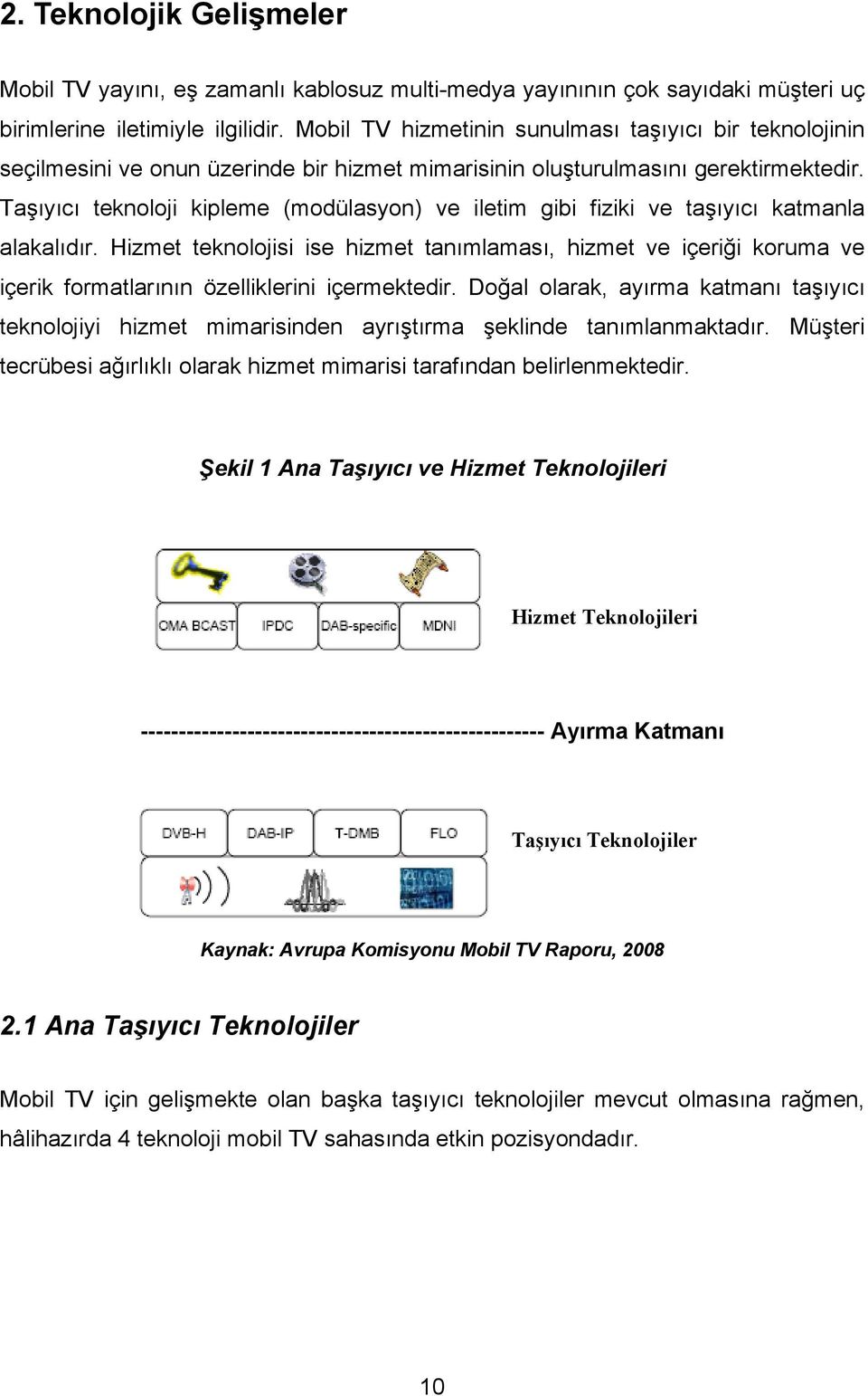 Taşıyıcı teknoloji kipleme (modülasyon) ve iletim gibi fiziki ve taşıyıcı katmanla alakalıdır.