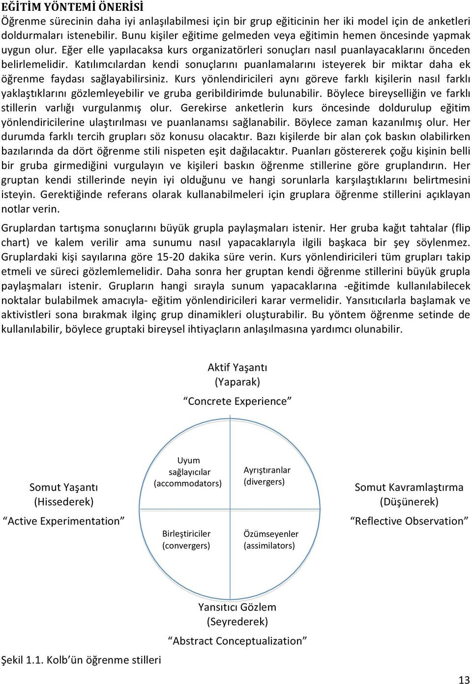 Katılımcılardan kendi sonuçlarını puanlamalarını isteyerek bir miktar daha ek öğrenme faydası sağlayabilirsiniz.