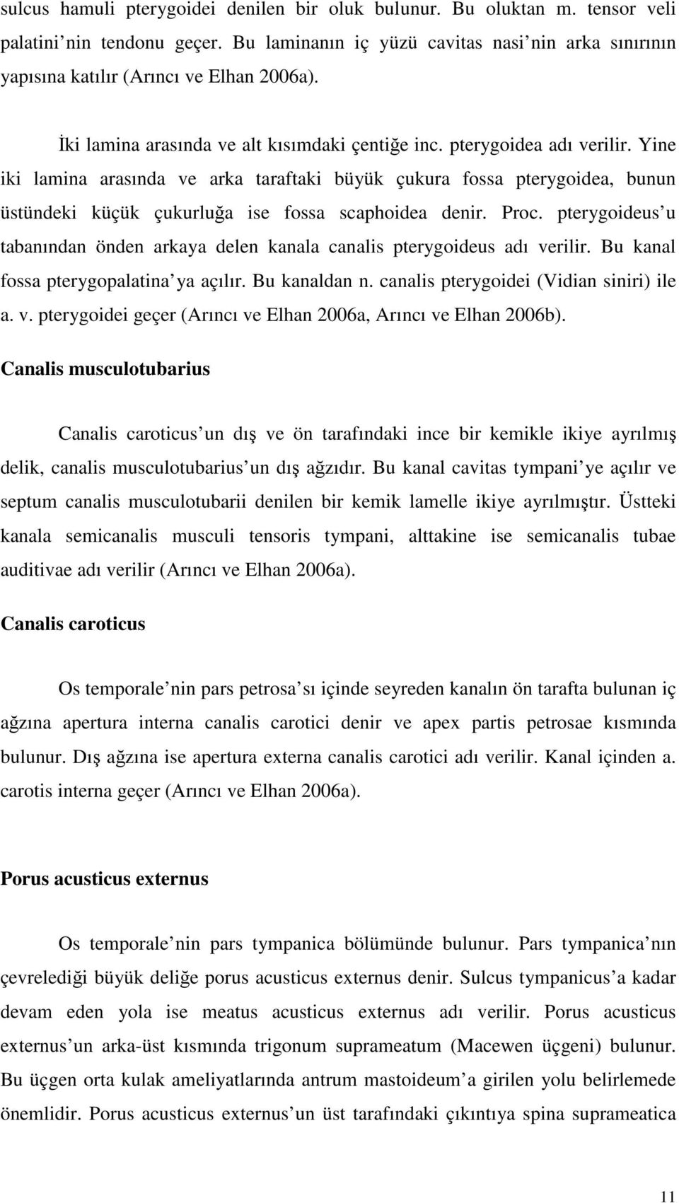 Yine iki lamina arasında ve arka taraftaki büyük çukura fossa pterygoidea, bunun üstündeki küçük çukurluğa ise fossa scaphoidea denir. Proc.