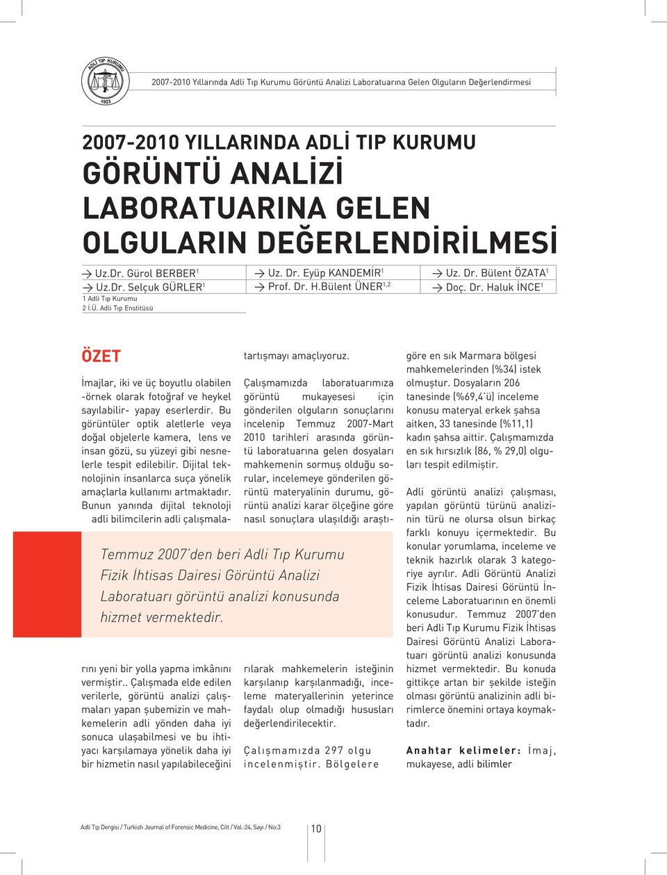 Bu görütüler optik aletlerle veya doğal objelerle kamera, les ve isa gözü, su yüzeyi gibi eselerle tespit edilebilir. Dijital tekolojii isalarca suça yöelik amaçlarla kullaımı artmaktadır.