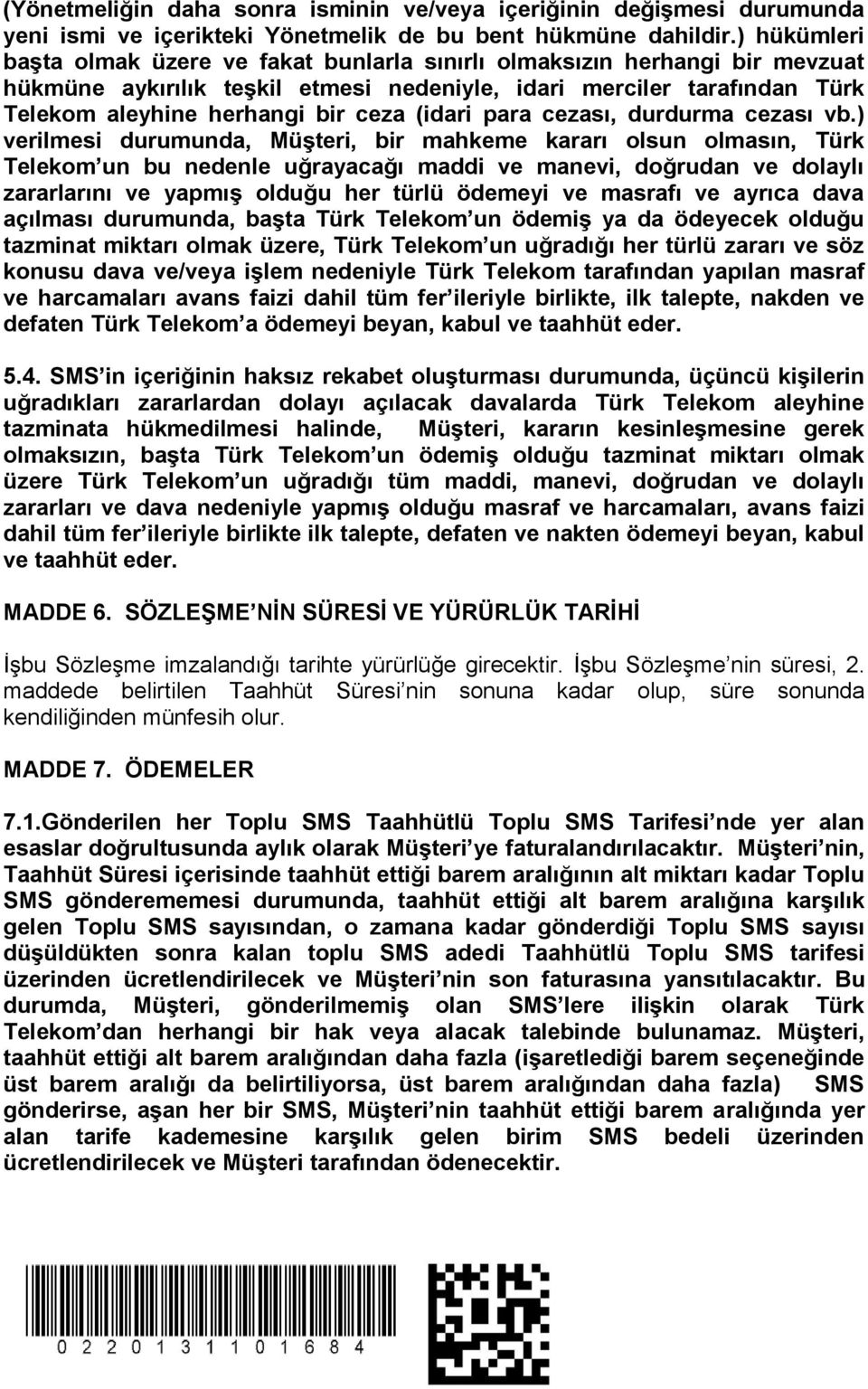 (idari para cezası, durdurma cezası vb.