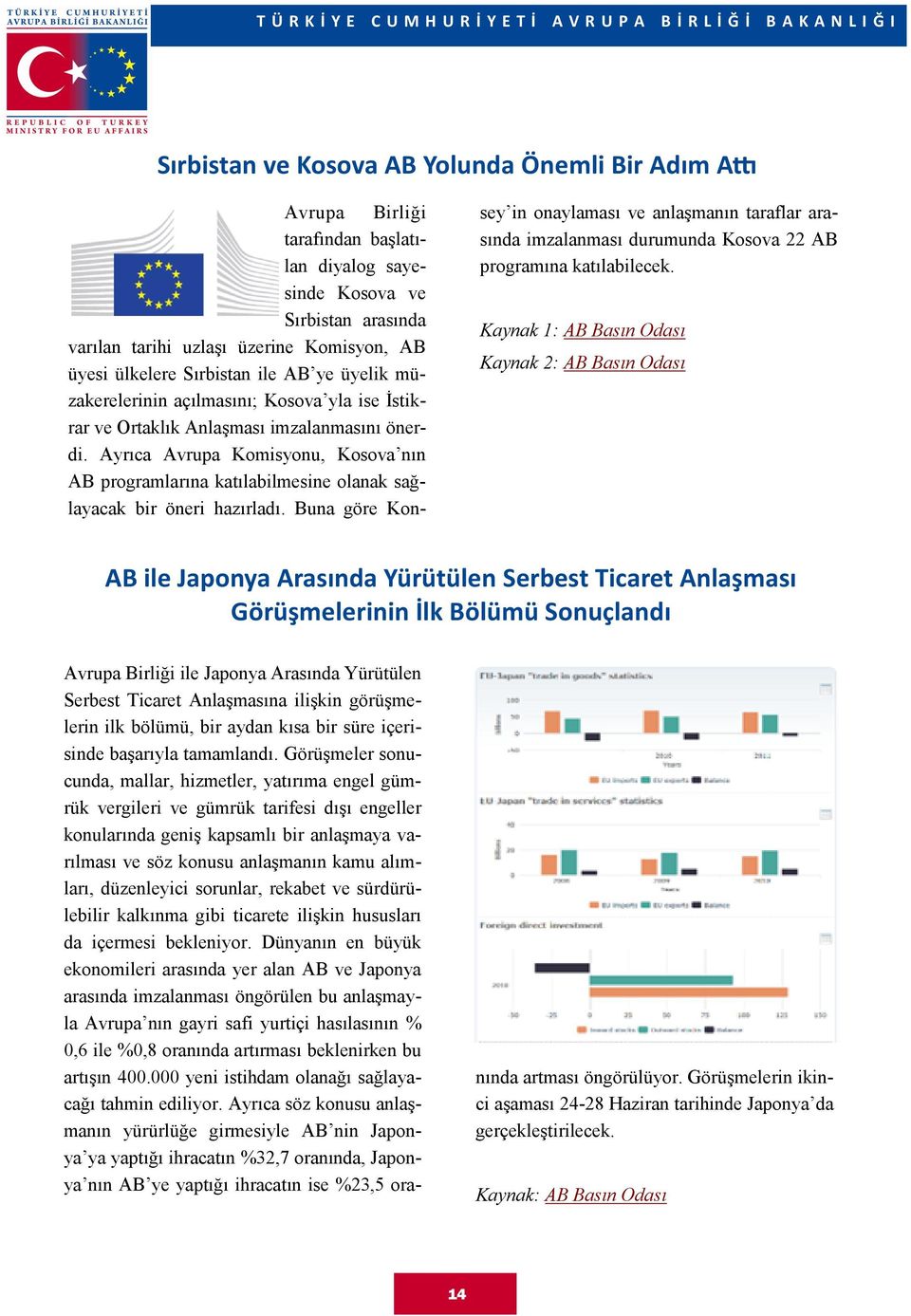 Ayrıca Avrupa Komisyonu, Kosova nın AB programlarına katılabilmesine olanak sağlayacak bir öneri hazırladı.