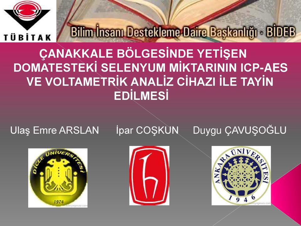 VOLTAMETRİK ANALİZ CİHAZI İLE TAYİN