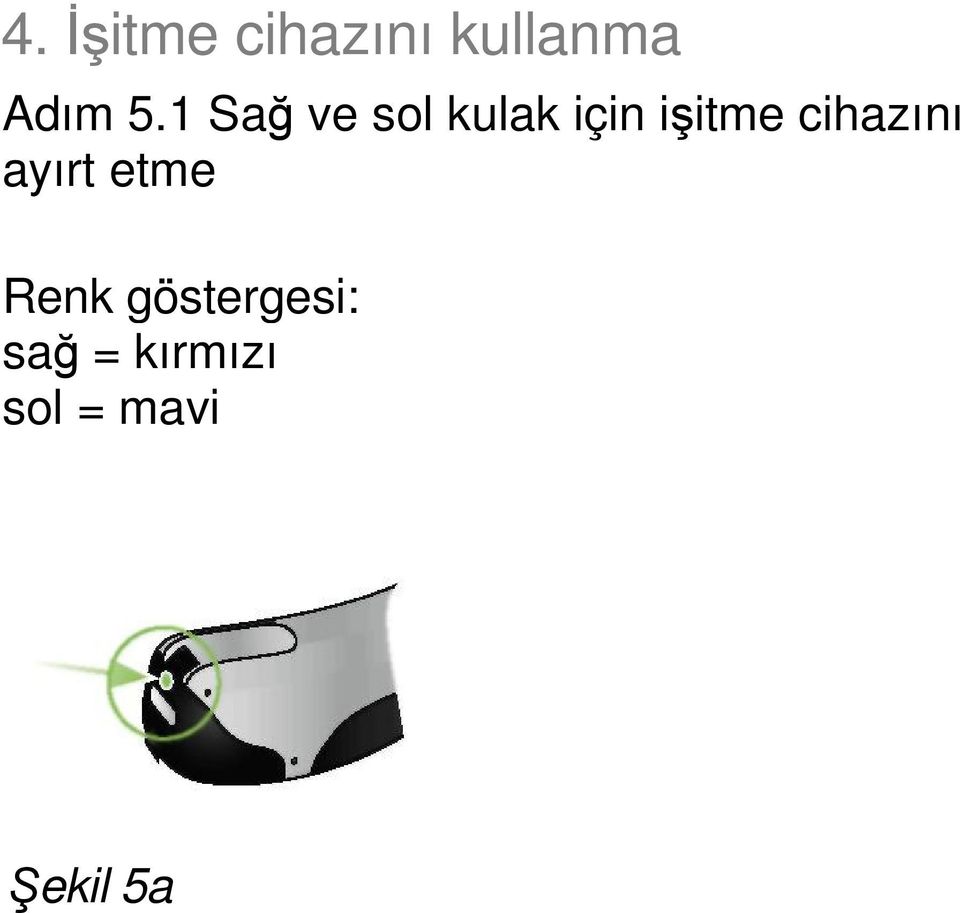 cihazını ayırt etme Renk