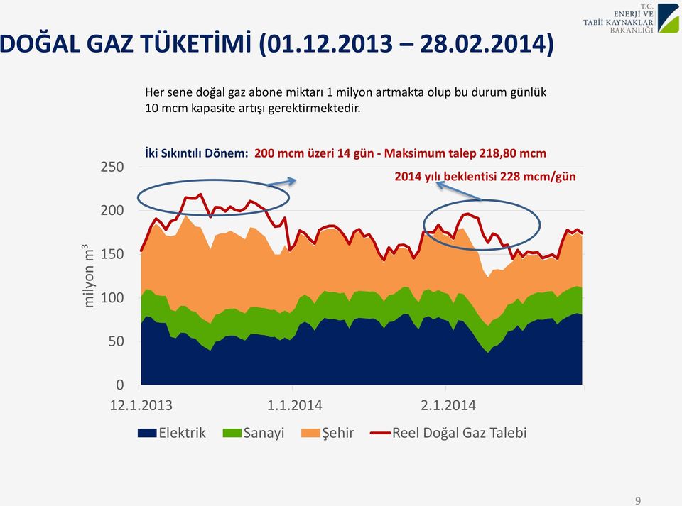 kapasite artışı gerektirmektedir.