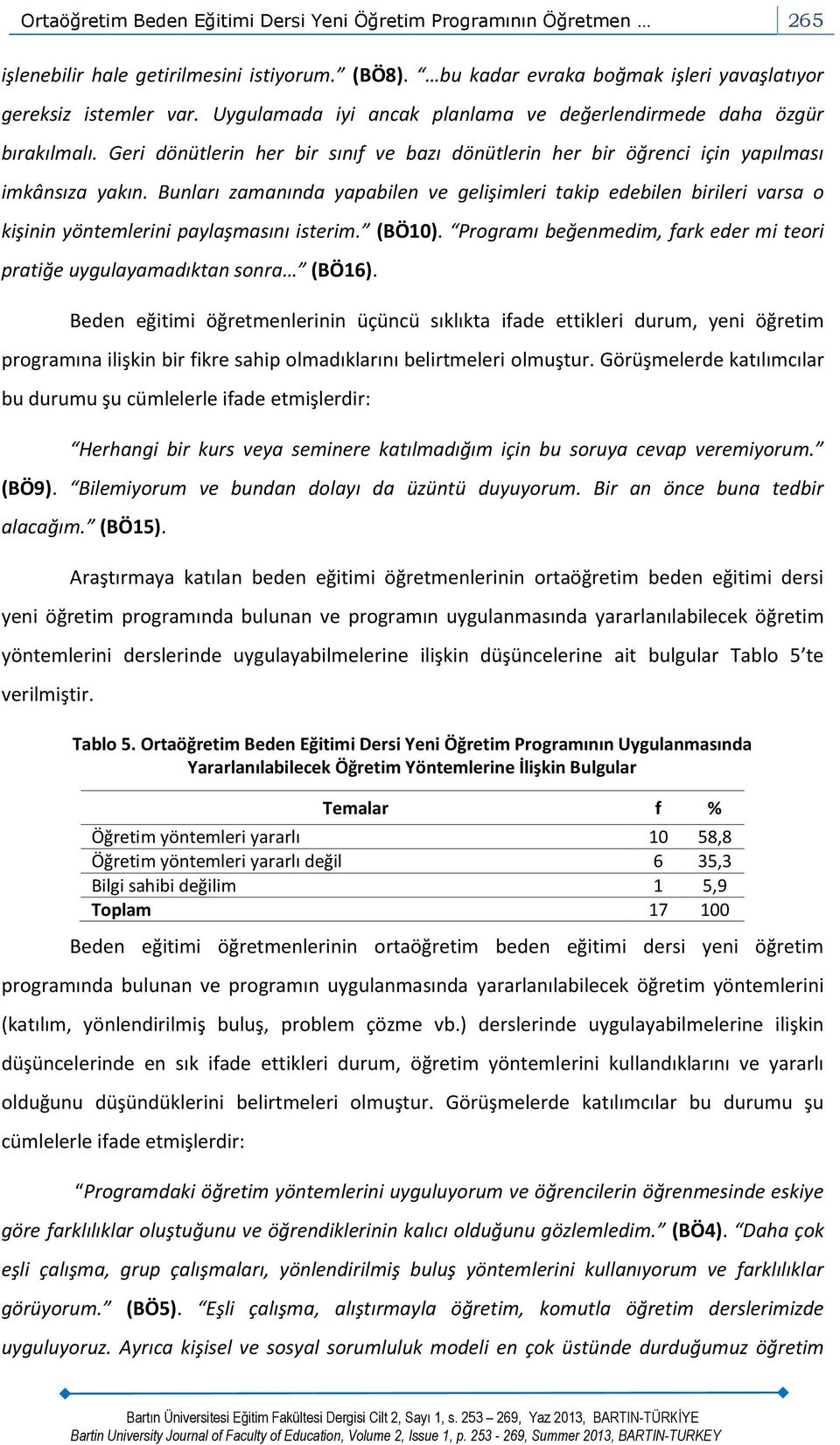 Bunları zamanında yapabilen ve gelişimleri takip edebilen birileri varsa o kişinin yöntemlerini paylaşmasını isterim. (BÖ10).