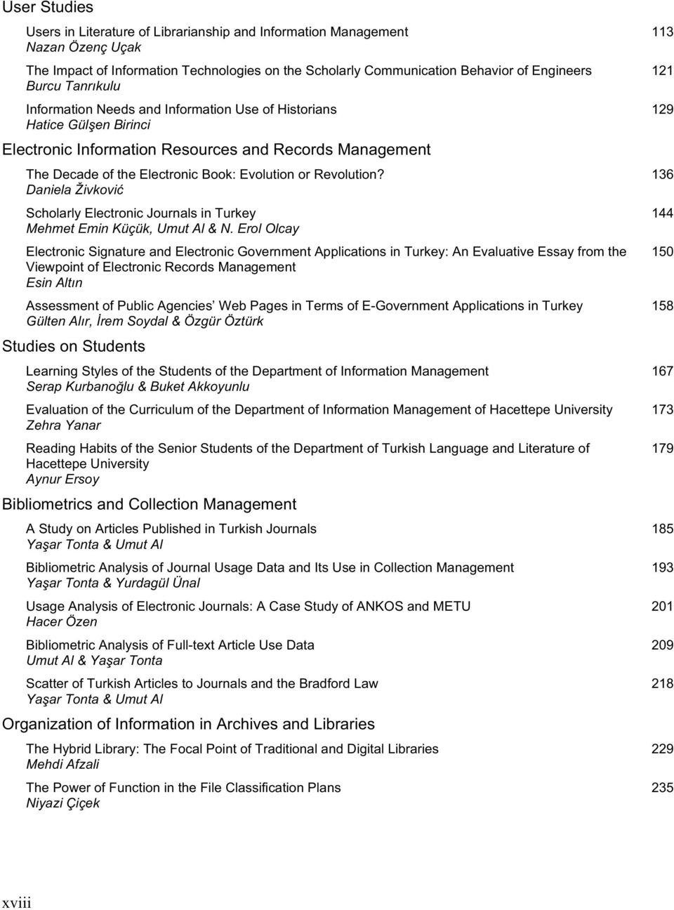 Daniela Živkovi Scholarly Electronic Journals in Turkey Mehmet Emin Küçük, Umut Al & N.