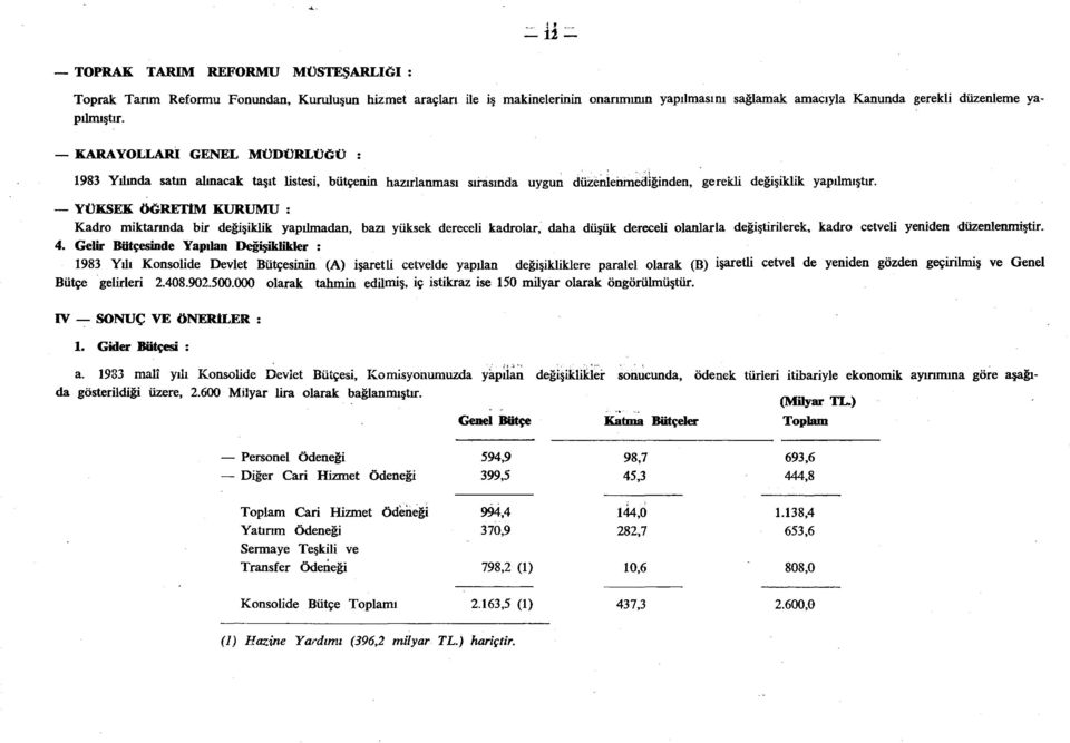 yapılmadan, bazı yüksek dereceli kadrolar, daha düşük dereceli olanlarla de 4.