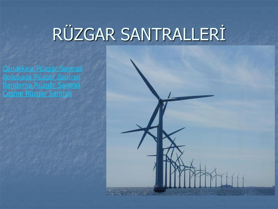 Bandırma Rüzgâr Santrali