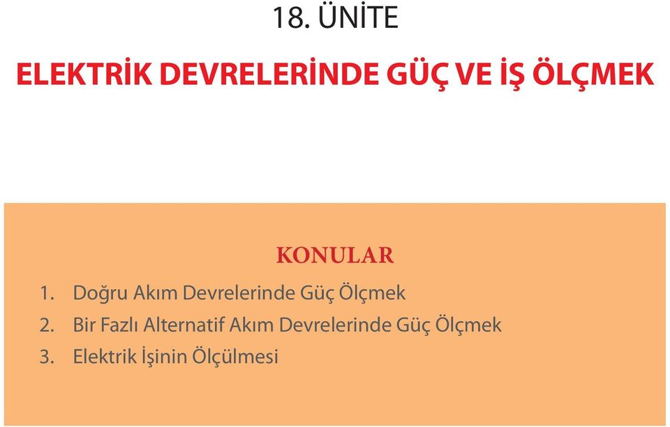 Doğru Akım Devrelerinde Güç Ölçmek 2.