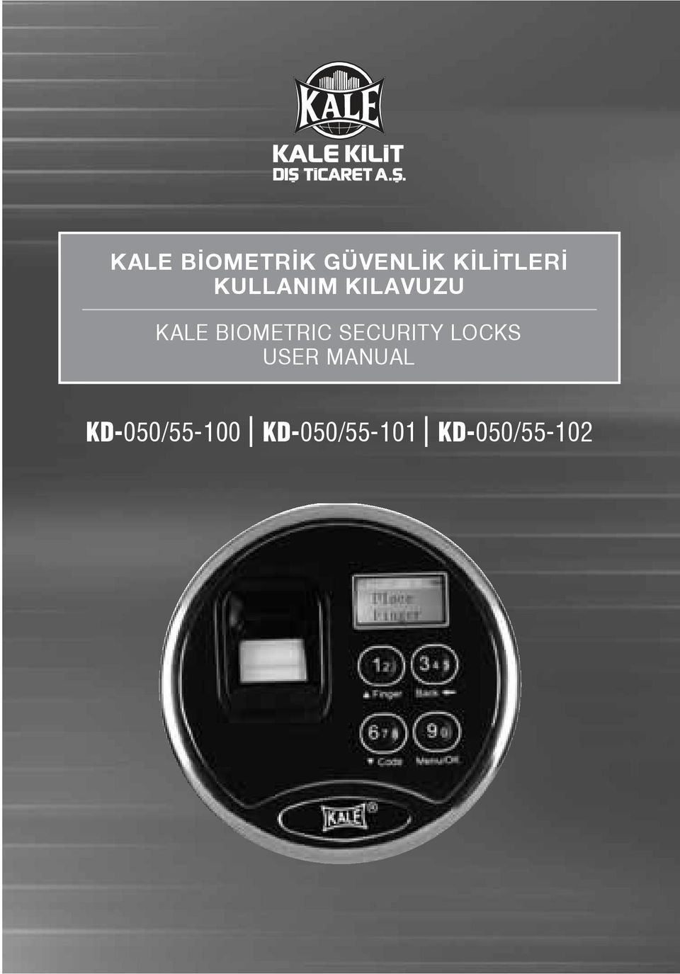 USER MANUAL KD-050/55-100