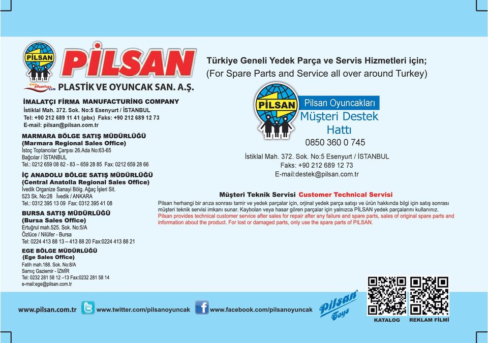 12 73 E-mail: pilsan@pilsan.com.