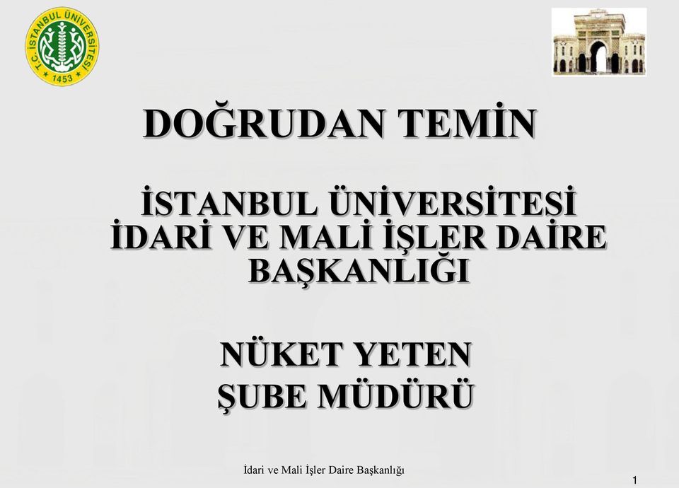 MALİ İŞLER DAİRE