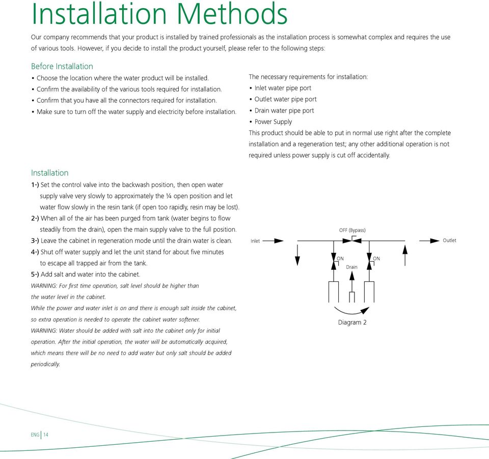 Confirm the availability of the various tools required for installation. Confirm that you have all the connectors required for installation.