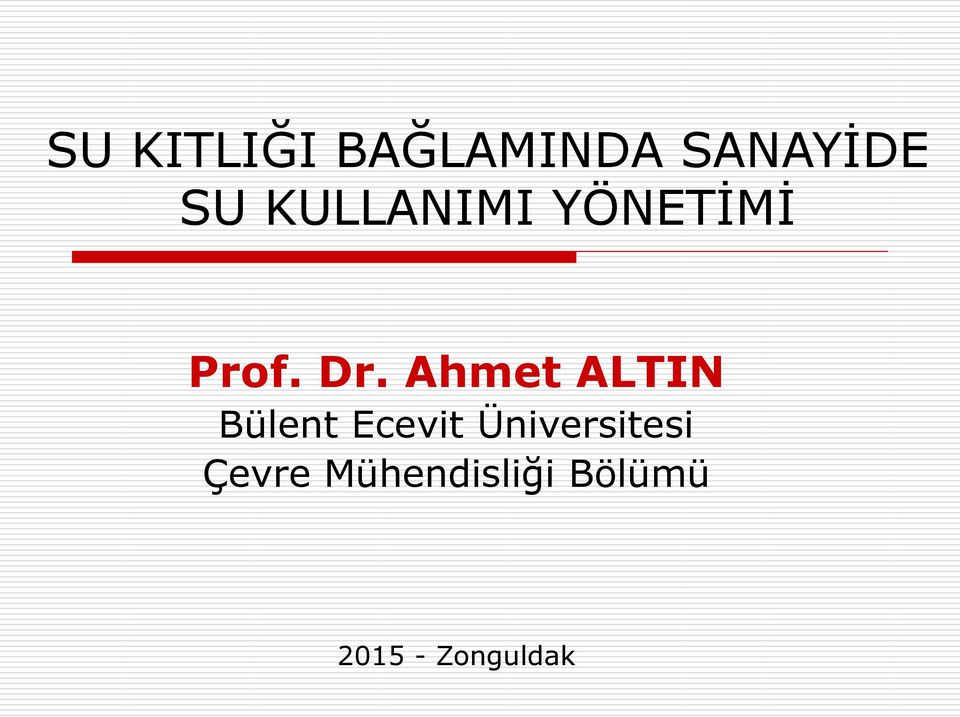 Ahmet ALTIN Bülent Ecevit
