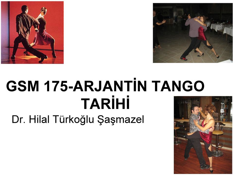 TANGO TARİHİ