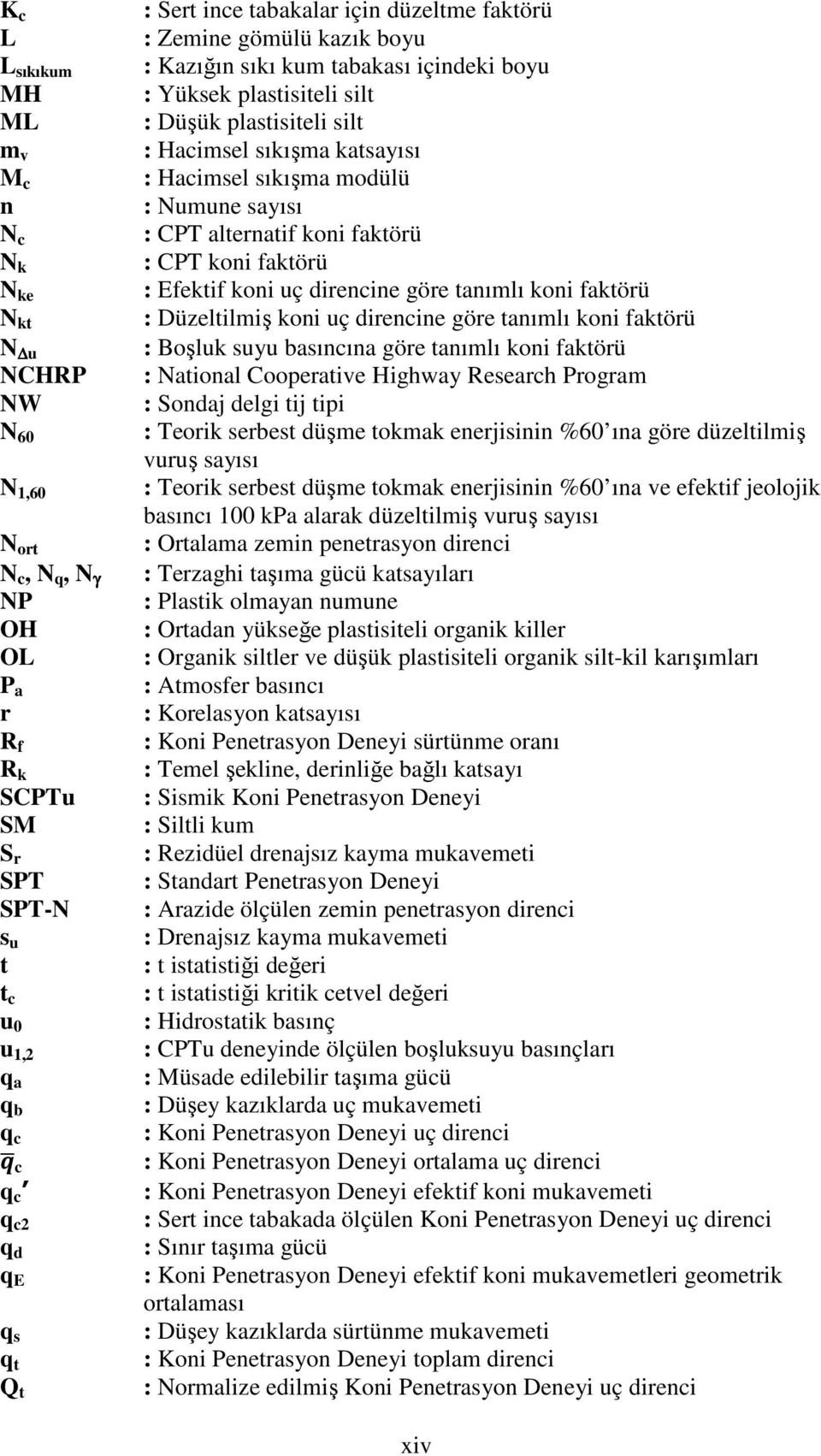 : Hacimsel sıkışma modülü : Numune sayısı : CPT alternatif koni faktörü : CPT koni faktörü : Efektif koni uç direncine göre tanımlı koni faktörü : Düzeltilmiş koni uç direncine göre tanımlı koni