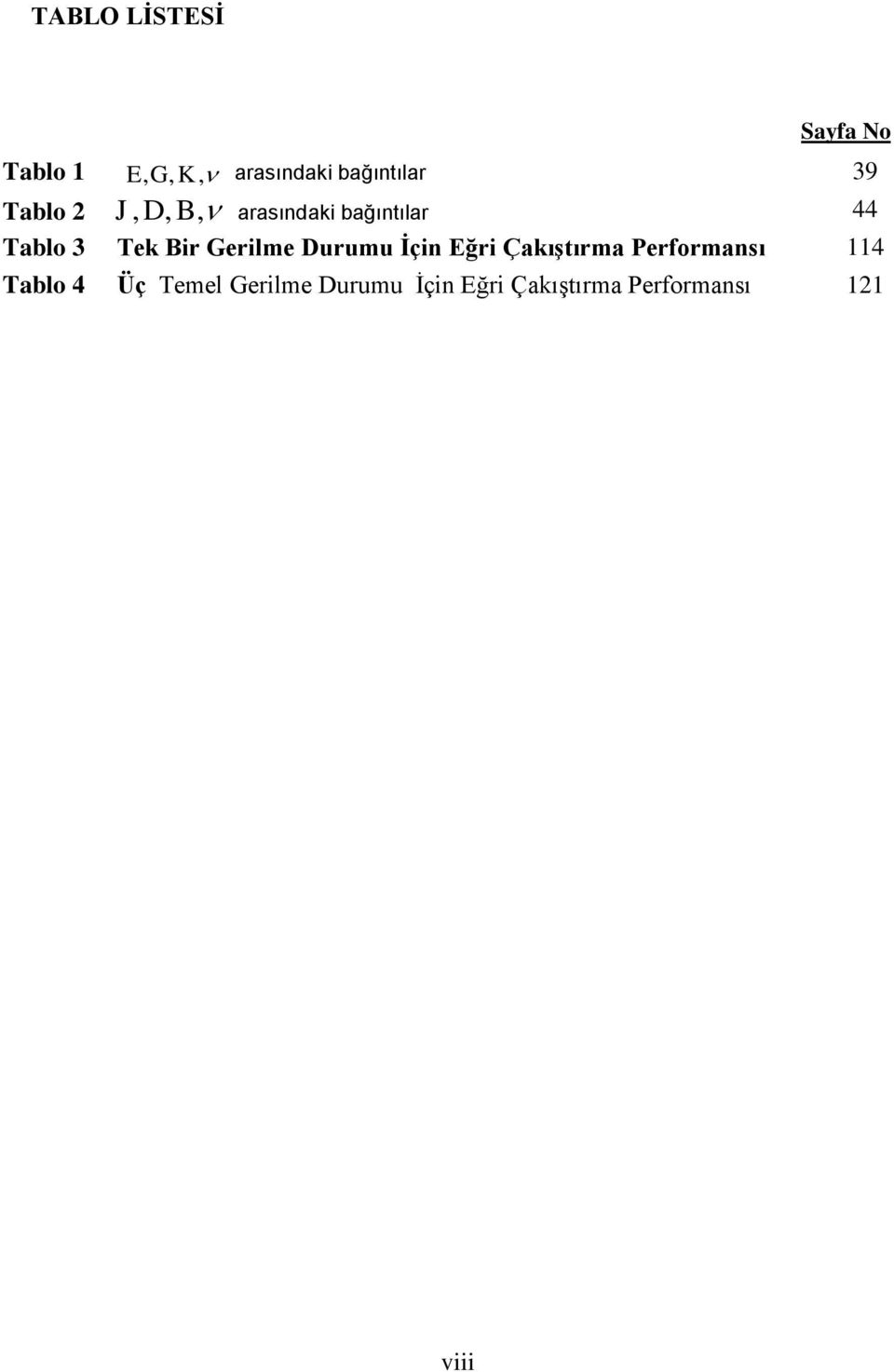 Br Gerlme Durumu İçn Eğr Çakıştırma Performansı 4 J, D,