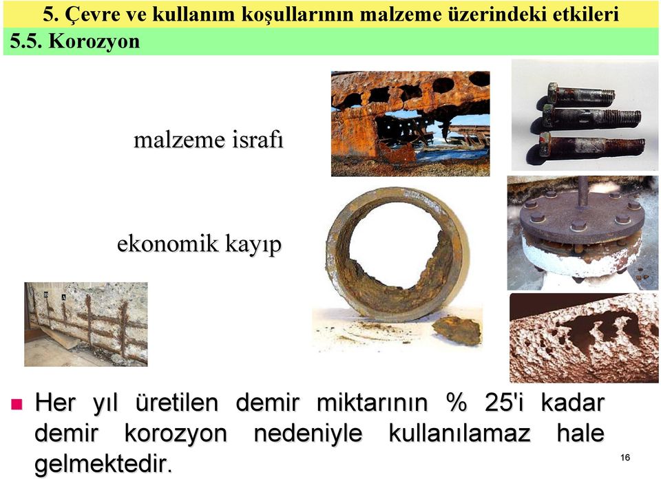 miktarının n % 25'i kadar demir