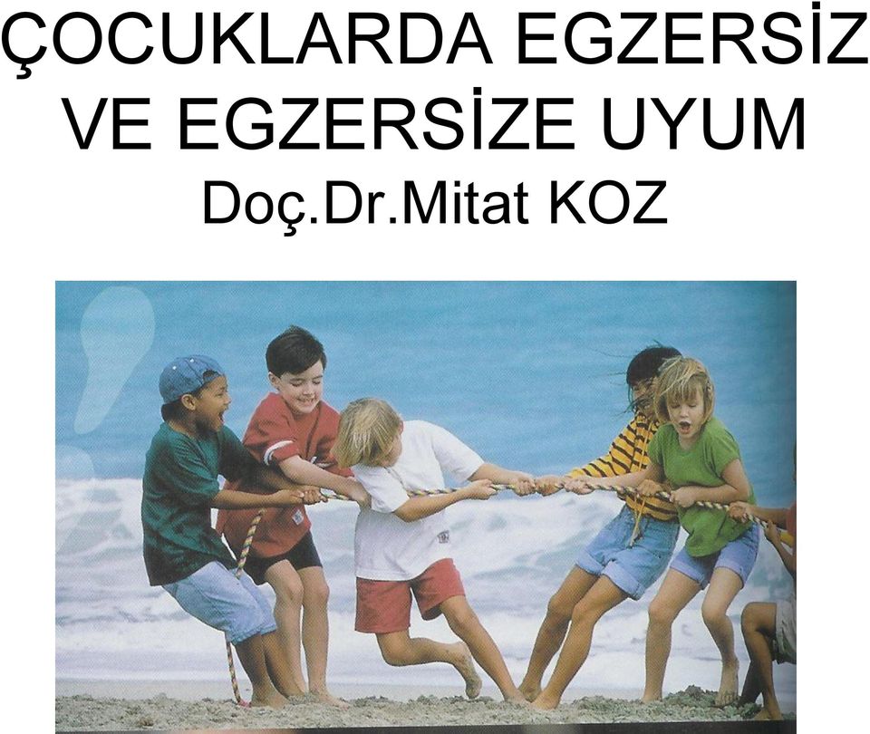 EGZERSİZE UYUM Doç.