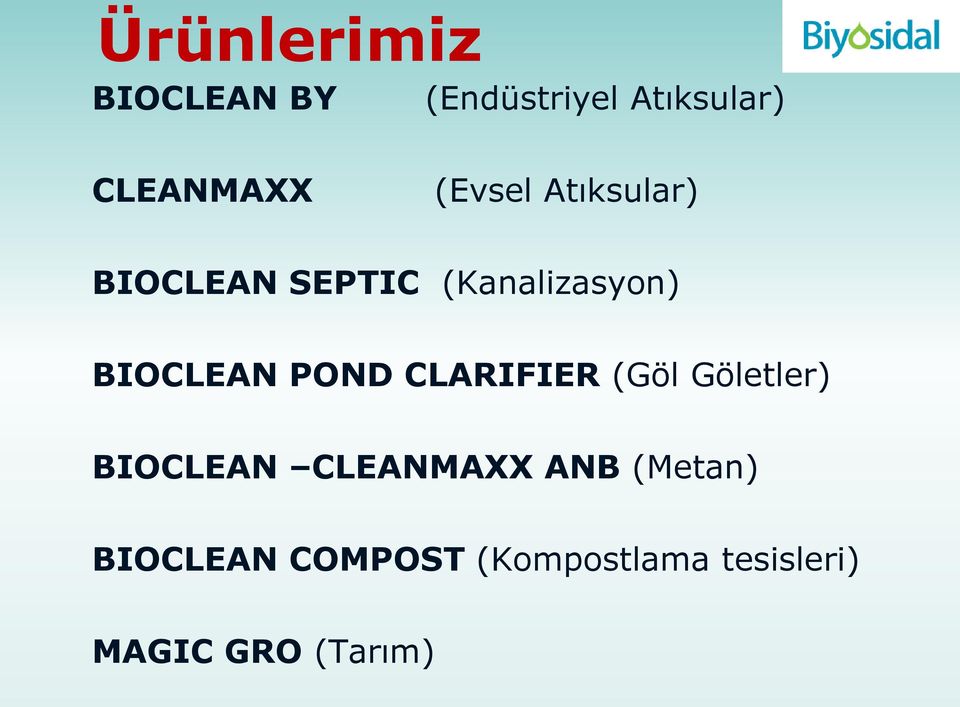 POND CLARIFIER (Göl Göletler) BIOCLEAN CLEANMAXX ANB