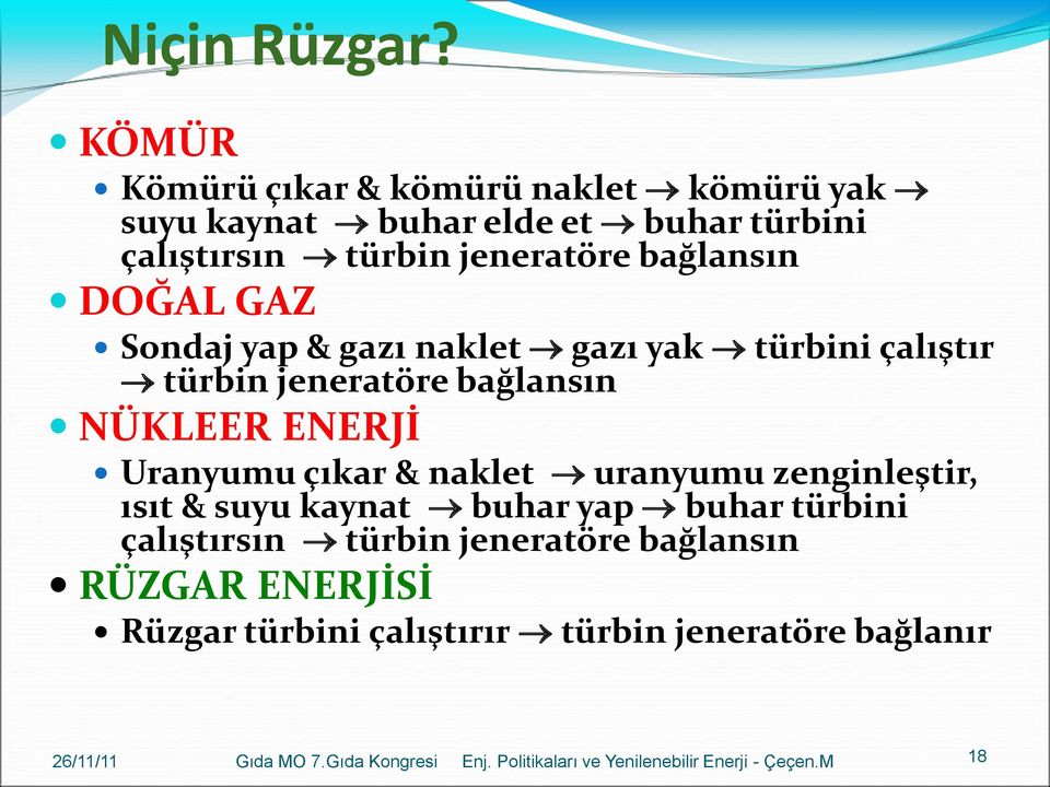 jeneratöre bağlansın DOĞAL GAZ Sondaj yap & gazı naklet gazı yak türbini çalıştır türbin jeneratöre bağlansın