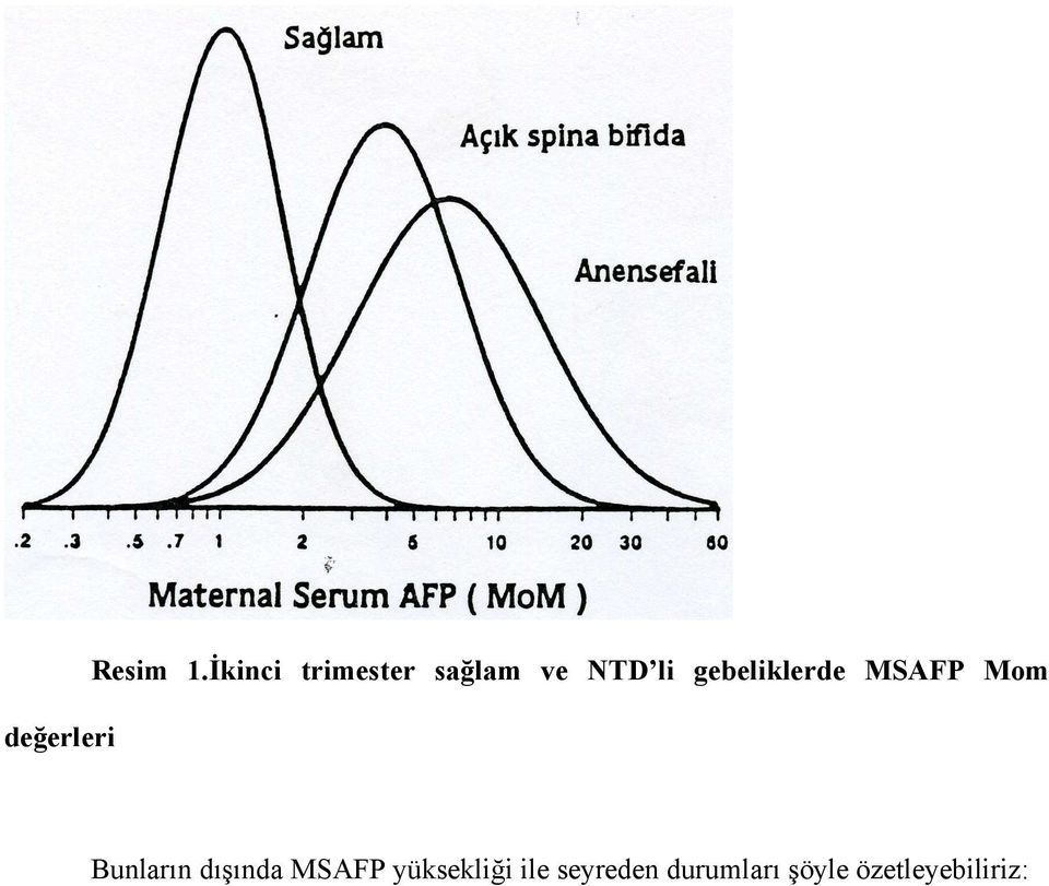 gebeliklerde MSAFP Mom Bunların