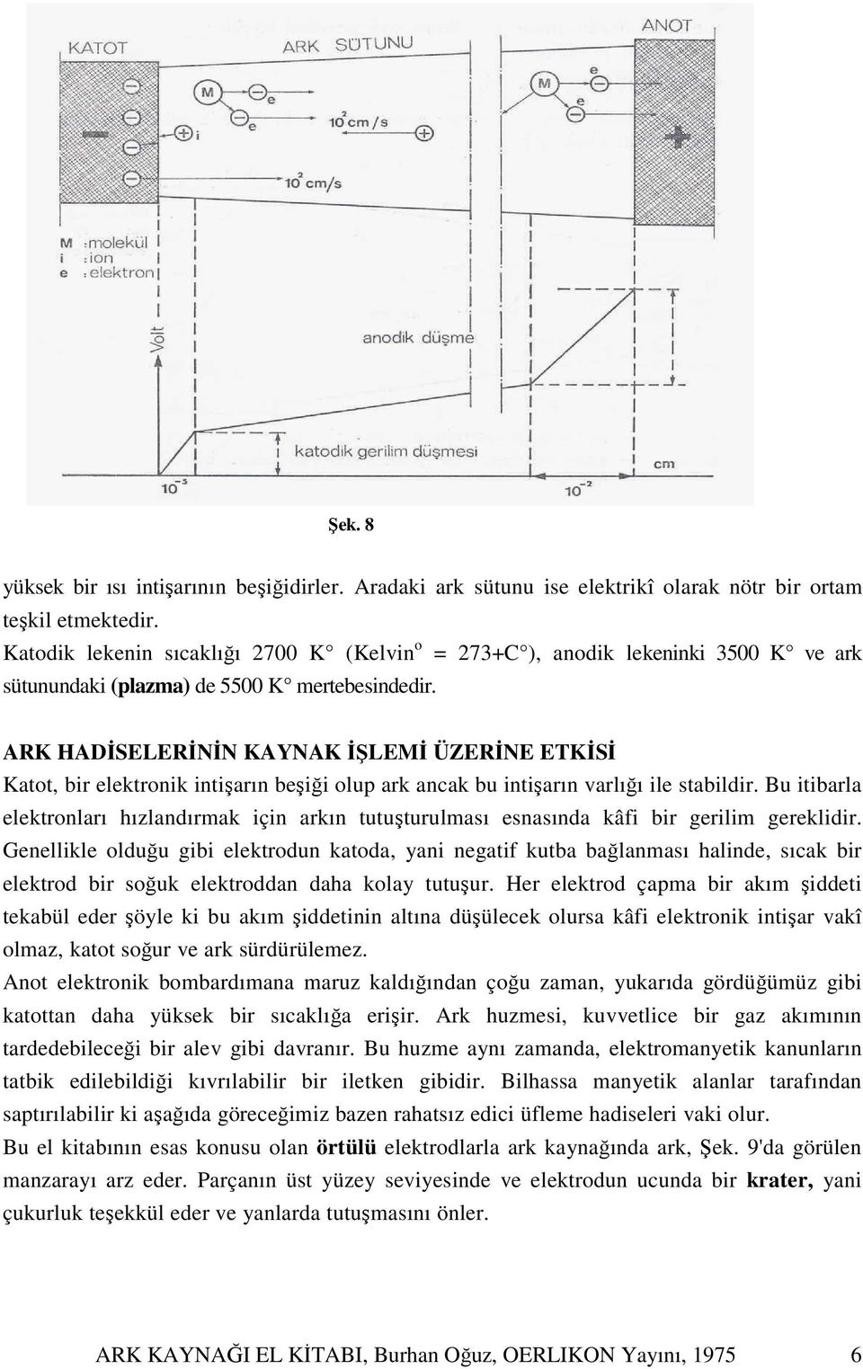 ARK HADİSELERİNİN KAYNAK İŞLEMİ ÜZERİNE ETKİSİ Katot, bir elektronik intişarın beşiği olup ark ancak bu intişarın varlığı ile stabildir.