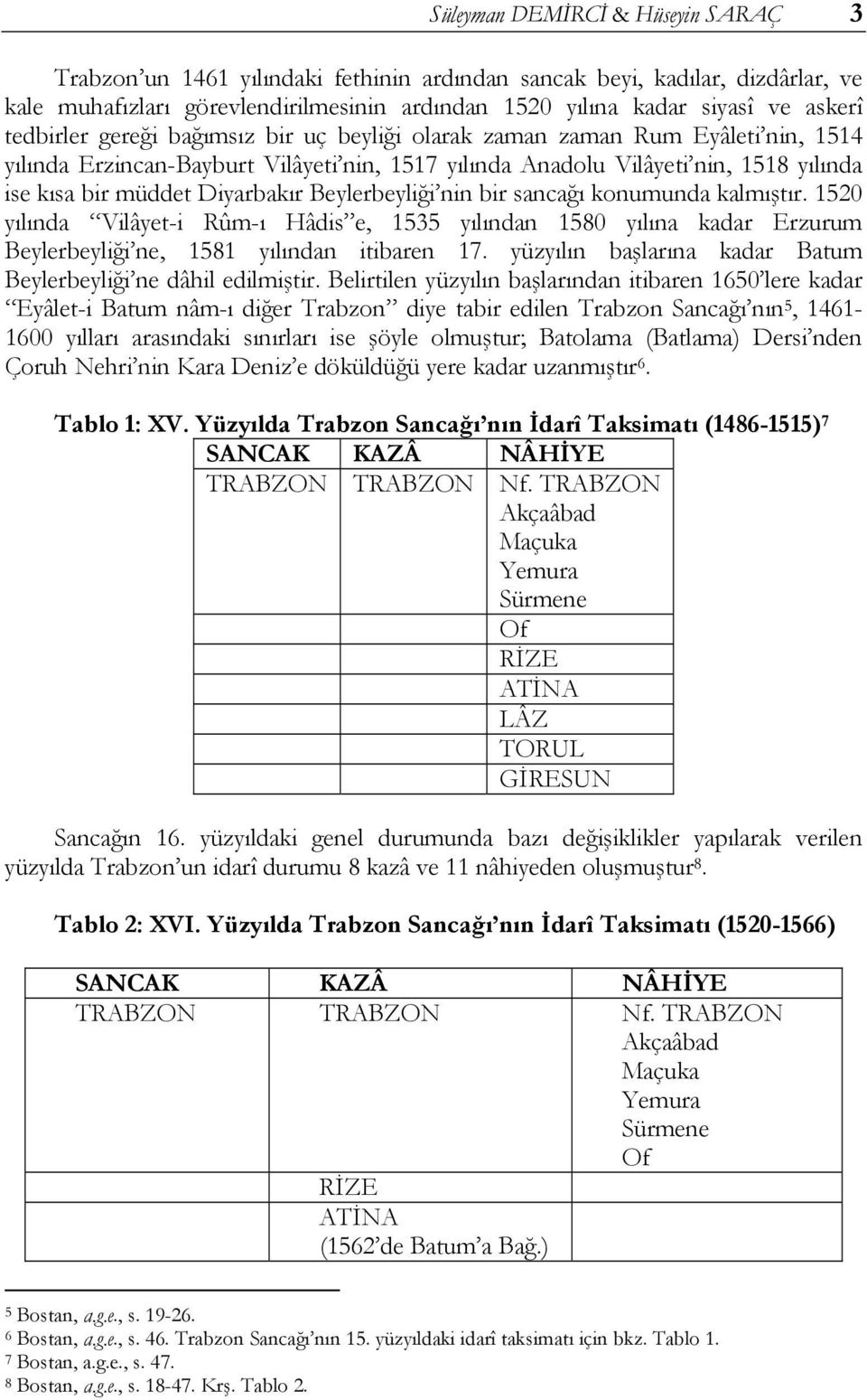 Beylerbeyliği nin bir sancağı konumunda kalmıştır. 1520 yılında Vilâyet-i Rûm-ı Hâdis e, 1535 yılından 1580 yılına kadar Erzurum Beylerbeyliği ne, 1581 yılından itibaren 17.