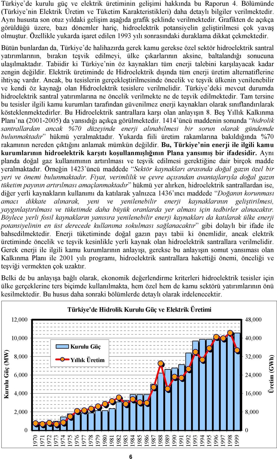 Özellikle yukarda işaret edilen 1993 yõlõ sonrasõndaki duraklama dikkat çekmektedir.