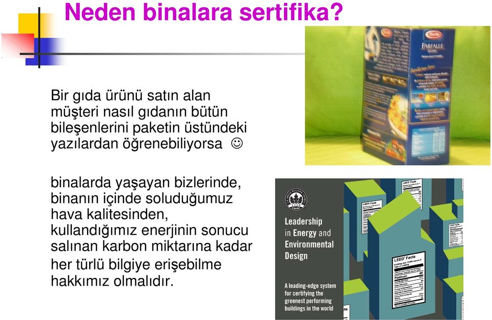 üstündeki yazılardan öğrenebiliyorsa binalarda yaşayan bizlerinde, binanın içinde