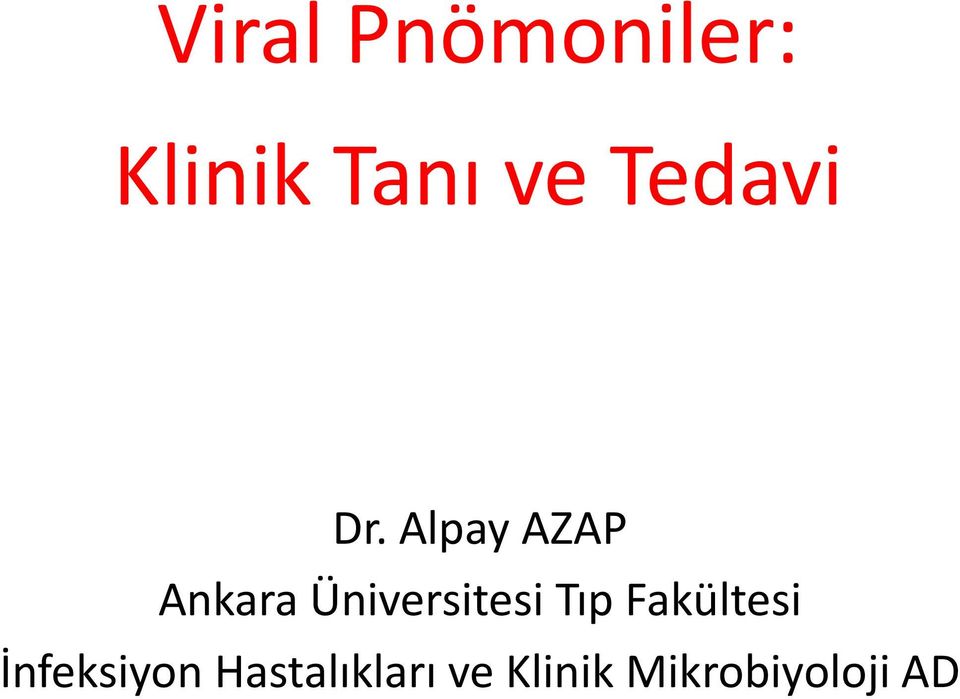 Alpay AZAP Ankara Üniversitesi Tıp