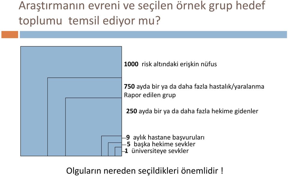 Rapor edilen grup 250 ayda bir ya da daha fazla hekime gidenler 9 aylık hastane