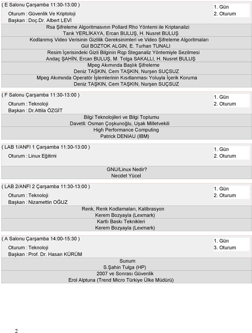 Turhan TUNALI Resim İçerisindeki Gizli Bilginin Rqp Steganaliz Yöntemiyle Sezilmesi Andaç ŞAHİN, Ercan BULUŞ, M. Tolga SAKALLI, H.