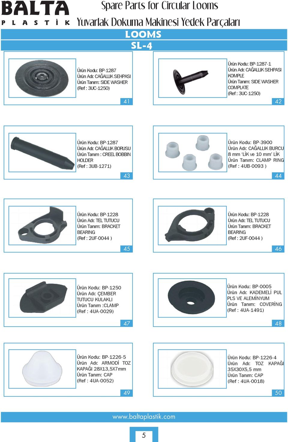 4UB-0093 ) 44 Ürün Kodu: BP-1228 Ürün Adı: TEL TUTUCU Ürün Tanım: BRACKET BEARING (Ref : 2UF-0044 ) 45 Ürün Kodu: BP-1228 Ürün Adı: TEL TUTUCU Ürün Tanım: BRACKET BEARING (Ref : 2UF-0044 ) 46 Ürün