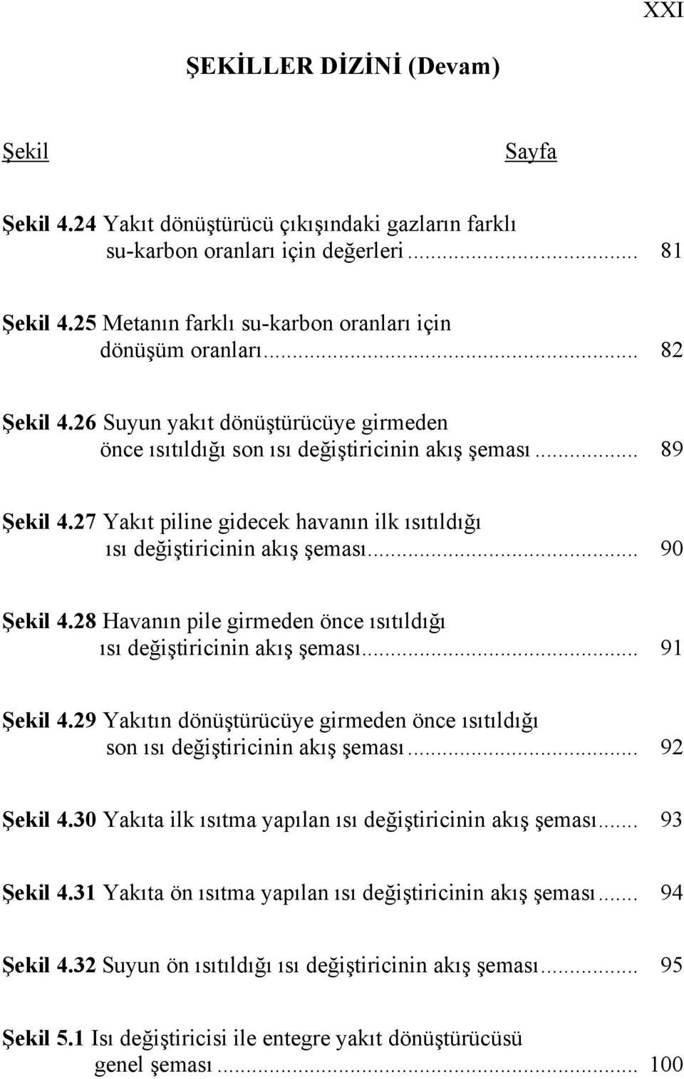 27 Yakıt piline gidecek havanın ilk ısıtıldığı ısı değiştiricinin akış şeması... 90 Şekil 4.28 Havanın pile girmeden önce ısıtıldığı ısı değiştiricinin akış şeması... 91 Şekil 4.