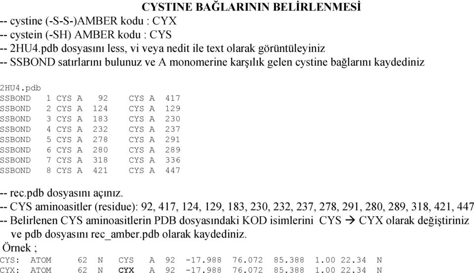 pdb SSBOND SSBOND SSBOND SSBOND SSBOND SSBOND SSBOND SSBOND 1 2 3 4 5 6 7 8 CYS CYS CYS CYS CYS CYS CYS CYS A A A A A A A A 92 124 183 232 278 280 318 421 CYS CYS CYS CYS CYS CYS CYS CYS A A A A A A