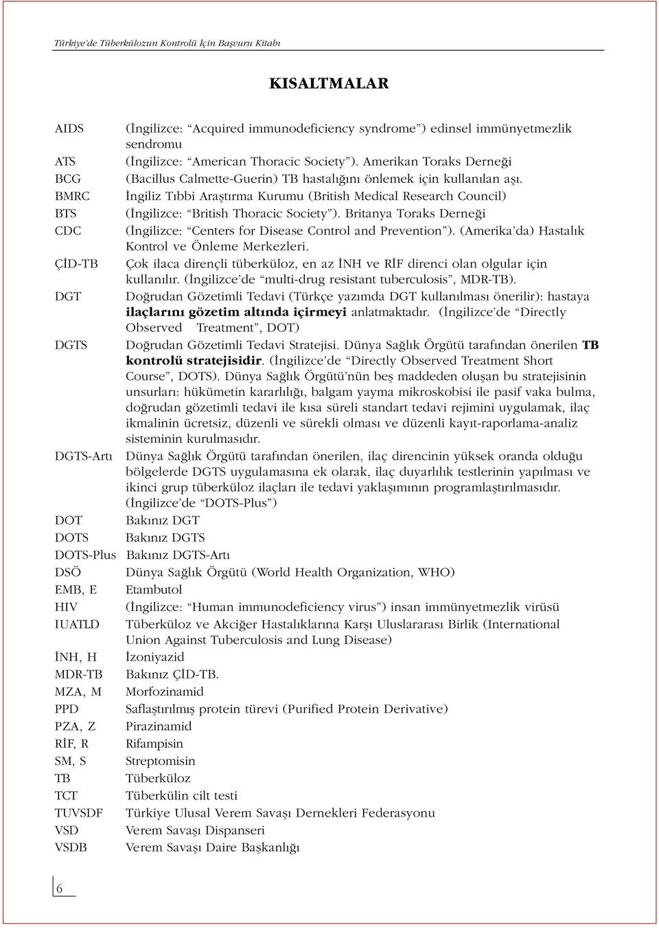 İngiliz Tıbbi Araştırma Kurumu (British Medical Research Council) (İngilizce: British Thoracic Society ). Britanya Toraks Derneği (İngilizce: Centers for Disease Control and Prevention ).