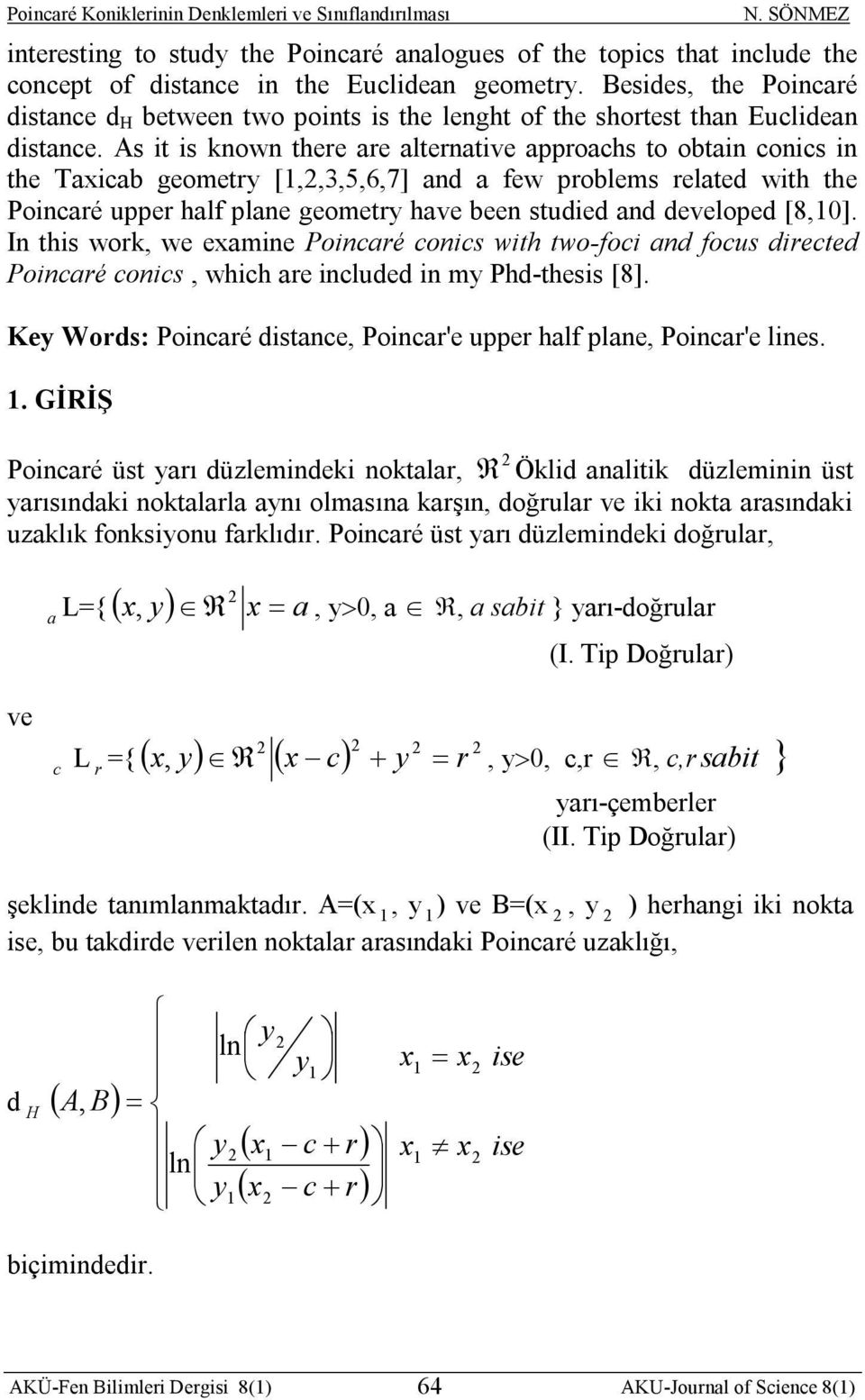 In hi wo w min Poiné oni wih wo-foi n fou i Poiné oni whih inlu in m Ph-hi [8]. K Wo: Poiné in Poin' upp hlf pln Poin' lin.