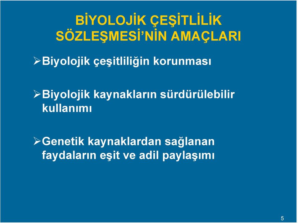 kaynakların sürdürülebilir kullanımı Genetik