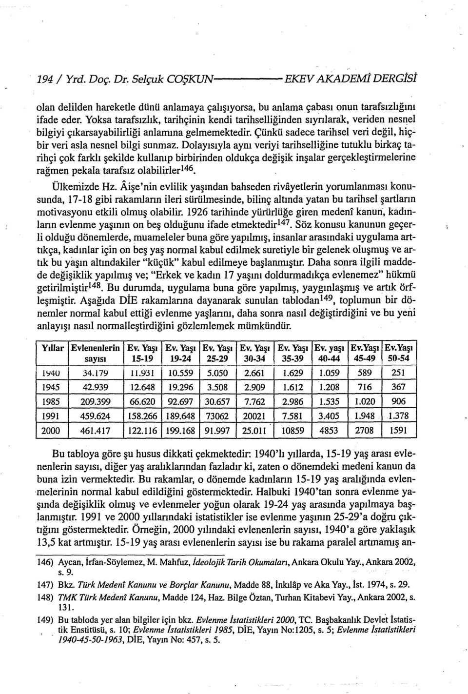 Çünkü sadece tarihsel veri değil, hiçbir veri asla nesnel bilgi sunmaz.