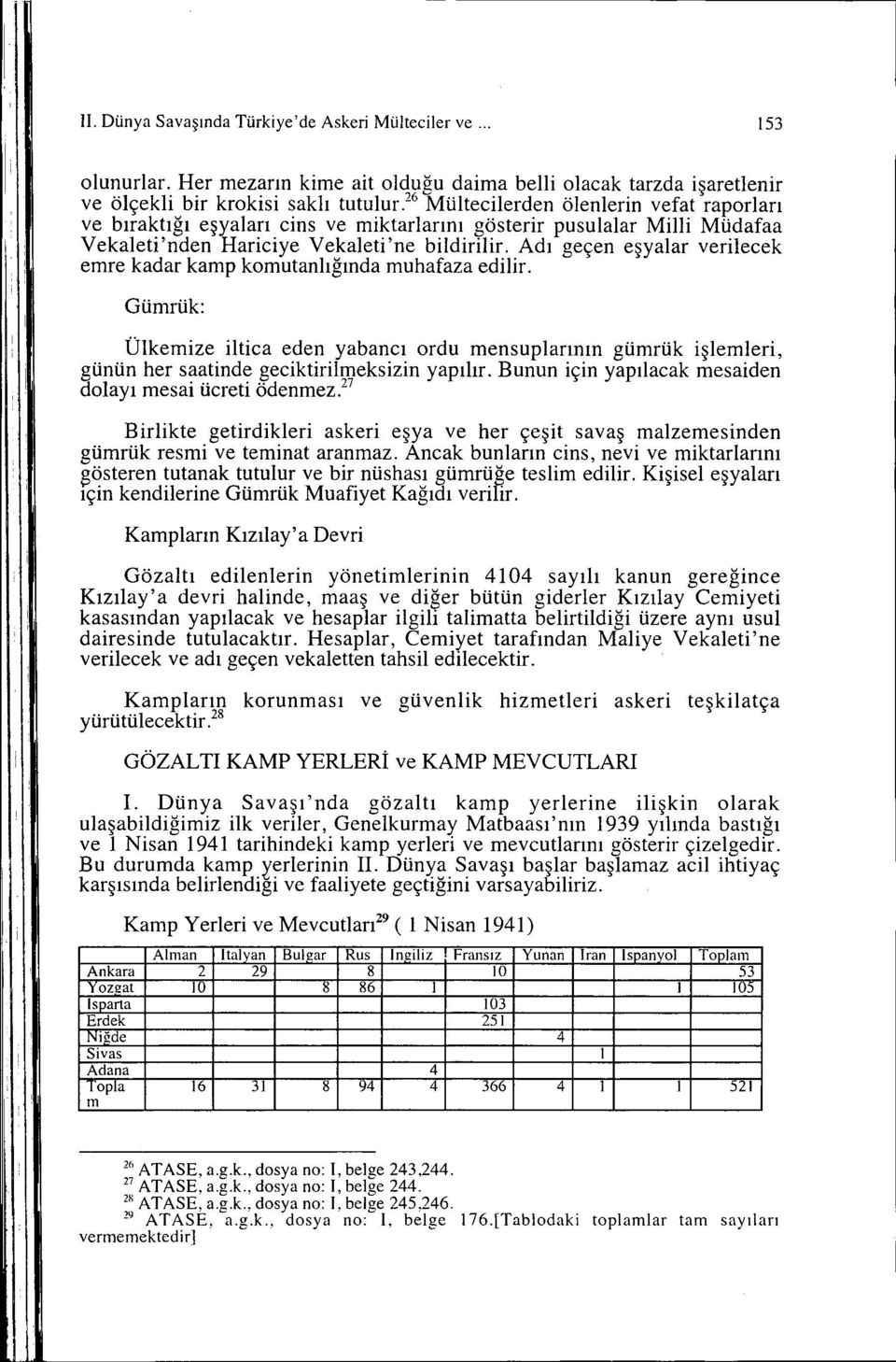 Adı geçen eşyalar verlecek emre kadar kamp komutanlığında muhafaza edlr. Gümrük: Ülkemze ltca eden yabancı ordu mensuplarının gümrük şlemler, günün her saatnde gecktrlmekszn yapılır.