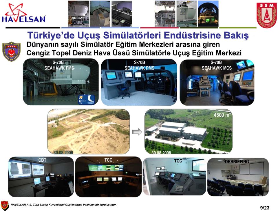 Üssü Simülat latörle UçuşU Eğitim Merkezi S-70B SEAHAWK FMS S-70B SEAHAWK