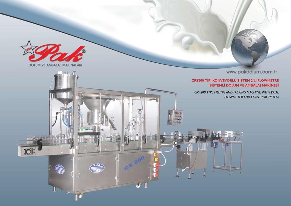 MAKİNESİ CRS 200 TYPE FILLING AND