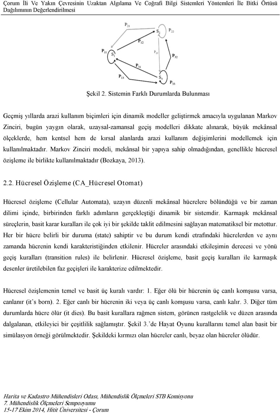 modelleri dikkate alınarak, büyük mekânsal ölçeklerde, hem kentsel hem de kırsal alanlarda arazi kullanım değişimlerini modellemek için kullanılmaktadır.