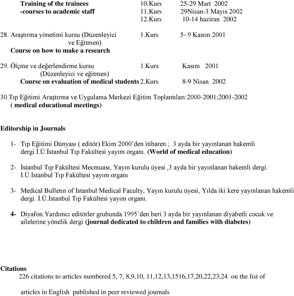 Kurs 8-9 Nisan 2002 30.